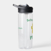 Gepersonaliseerde School Pride Paw Print Waterfles (Rechts)