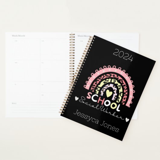 Gepersonaliseerde School Social Worker Planner (Display)