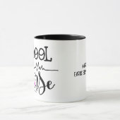 Gepersonaliseerde school verpleegkundige cadeau mok (Midden)