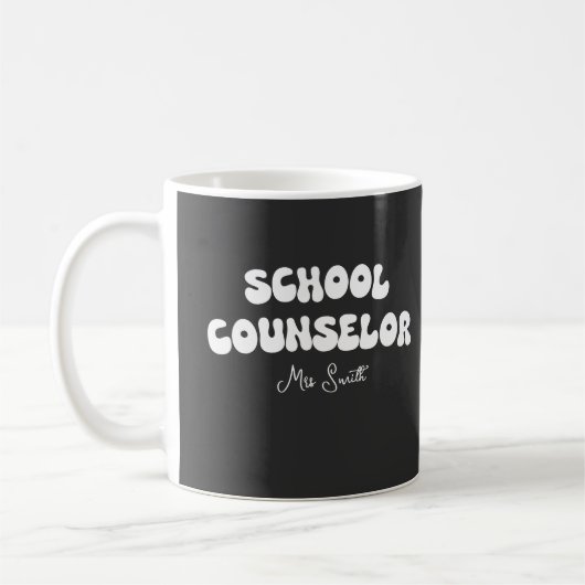 Gepersonaliseerde Schoolbegeleider Gift Koffiemok (Links)