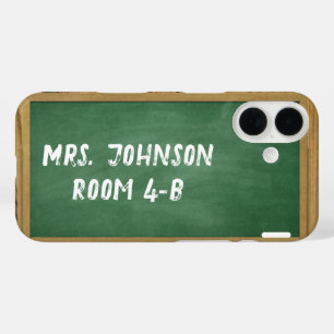 Gepersonaliseerde schoolbord leraar iPhone / iPad 16 Hoesje