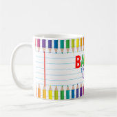 Gepersonaliseerde schoolleraar koffiemok (Links)