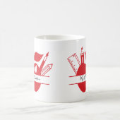 Gepersonaliseerde schoolleraar koffiemok (Center)