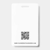 Gepersonaliseerde schoolpersoneel naam foto titel badge (Achterkant)