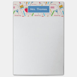 Gepersonaliseerde schoolpost IT-Notitieblok Post-it® Notes