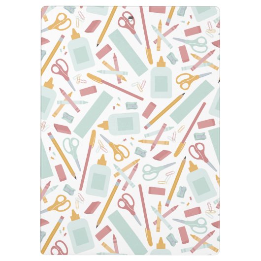 Gepersonaliseerde schooltools klembord (Achterkant)