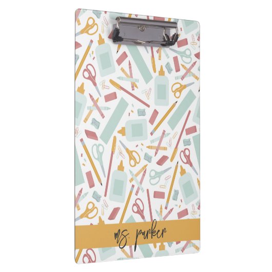 Gepersonaliseerde schooltools klembord (Rechts)