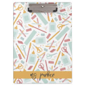 Gepersonaliseerde schooltools klembord (Voorkant)