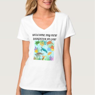 Gepersonaliseerde schoondochter t-shirt