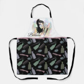 Gepersonaliseerde schoonheidsspecialisten schort (Voorkant)