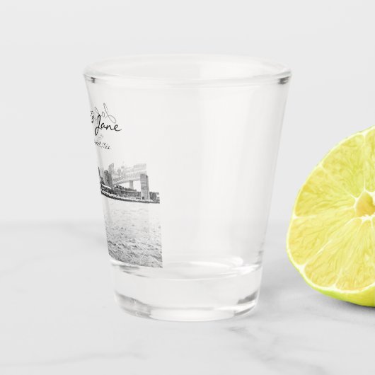 Gepersonaliseerde Schoonmaakbride en van de Veldli Shot Glas (Rechts)