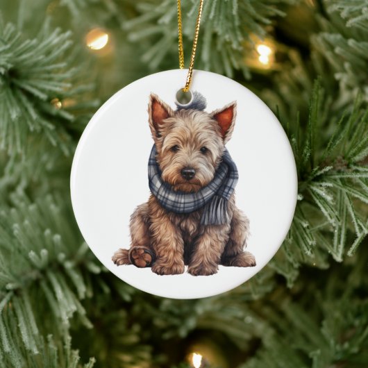 Gepersonaliseerde Schotse Terrier Hond Keramisch Ornament (Boom)