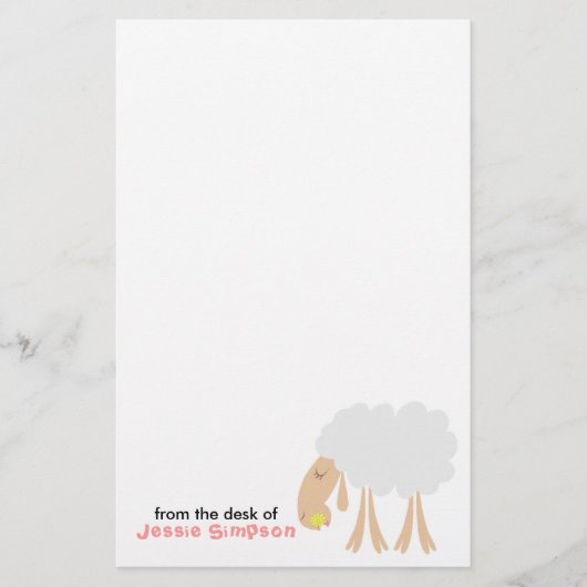 Gepersonaliseerde schrijfbenodigdheden van Kindere Briefpapier (Voorkant)