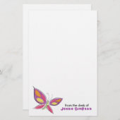 Gepersonaliseerde schrijfbenodigdheden van Kindere Briefpapier (Voorkant / Achterkant)