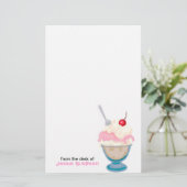 Gepersonaliseerde schrijfbenodigdheden van Kindere Briefpapier (Staand voorkant)