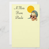  gepersonaliseerde schrijfmachine A noot uit naam Briefpapier (Voorkant / Achterkant)