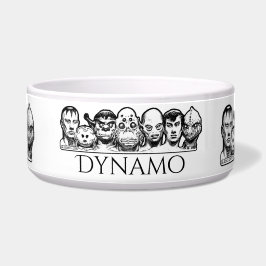 Gepersonaliseerde Sci-Fi Ceramic Pet Bowl. Voerbakje