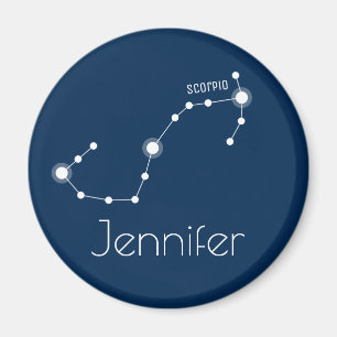 Gepersonaliseerde Scorpio Zodiac Constellation Magneet