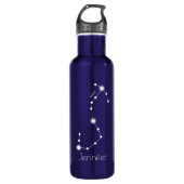 Gepersonaliseerde Scorpio Zodiac Constellation Waterfles (Voorkant)