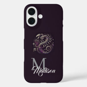 Gepersonaliseerde Scorpio Zodiac iPhone Case