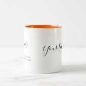 "Gepersonaliseerde Scorpios Zodiac teken en kwalit Tweekleurige Koffiemok (Center)