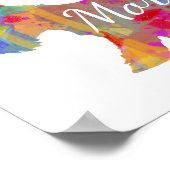 Gepersonaliseerde Scottish Terrier Scottie Art Pri Poster (Hoek)