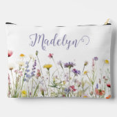 Gepersonaliseerde Script Meadow Wildflower Etui (Achterkant)