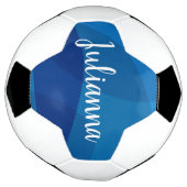 Gepersonaliseerde Script Meisje Naam Unieke Sport  Voetbal (Gedraaid)