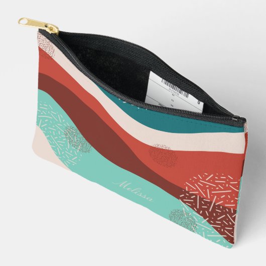 Gepersonaliseerde script retro etui (Open)