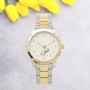 Gepersonaliseerde Script Watch - Blush Pink Introd Horloge