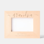 Gepersonaliseerde scrolltypografie gegraveerde lijstjes (Voorkant)