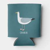 Gepersonaliseerde Seagull Fun Blikjeskoeler (Voorkant)