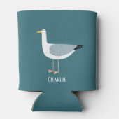 Gepersonaliseerde Seagull Fun Blikjeskoeler (Achterkant)