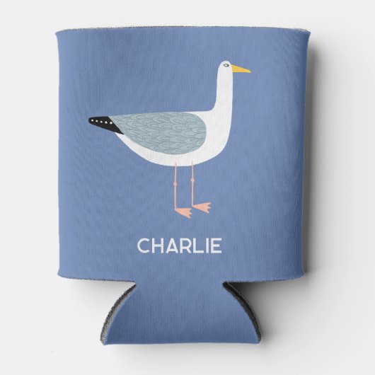 Gepersonaliseerde Seagull Fun Blikjeskoeler (Voorkant)