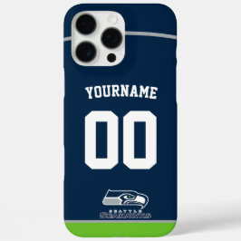 Gepersonaliseerde Seahawks Jersey Amerikaans Footb iPhone 16 Pro Max Hoesje