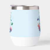 Gepersonaliseerde Seahorse Summer Wine Tumbler (Rechts)