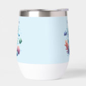 Gepersonaliseerde Seahorse Summer Wine Tumbler (Links)