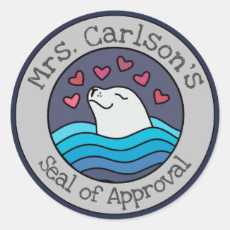 Gepersonaliseerde "Seal of Approval" Stickers