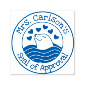 Gepersonaliseerde "Seal of Approval" Zelfinkt stem Zelfinktende Stempel (Design)