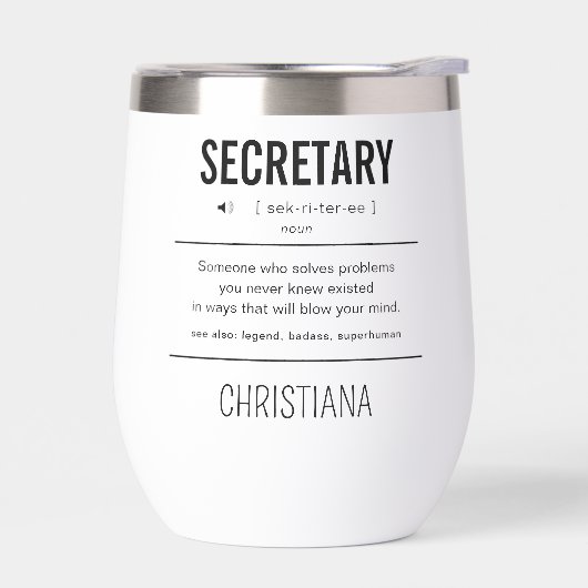 Gepersonaliseerde Secretaris Grappig (Links)