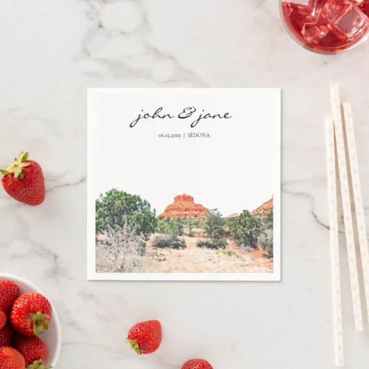 Gepersonaliseerde Sedona Arizona Napkins Servet (Insitu)