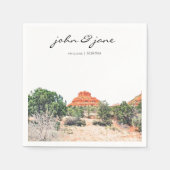 Gepersonaliseerde Sedona Arizona Napkins Servet (Voorkant)