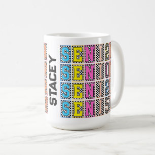 Gepersonaliseerde Senior 2025 Pride Koffiemok