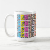 Gepersonaliseerde Senior 2025 Pride Koffiemok (Links)