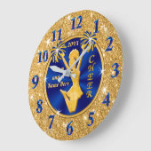 Gepersonaliseerde Senior Cheerleader Gift Ideeën Grote Klok (Hoek)