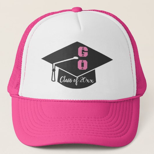 Gepersonaliseerde Senior Class Damas Afstuderen Pe Trucker Pet (Voorkant)