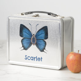 Gepersonaliseerde September Geboorte Blauwe Vlinde