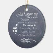 Gepersonaliseerde Serenity Prayer Chalkboard Gifts Keramisch Ornament (Links)