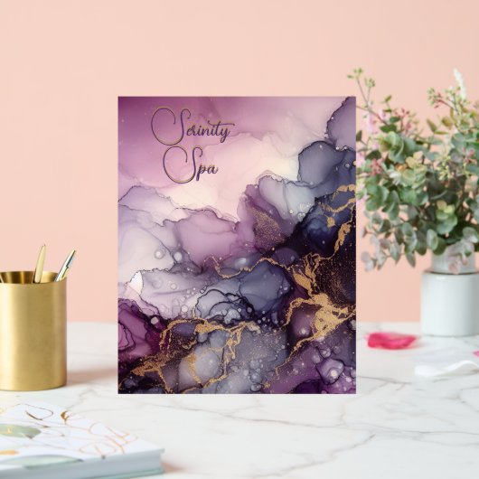 Gepersonaliseerde Serenity Spa Acryl Bord (Huwelijk)