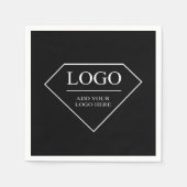 Gepersonaliseerde servetten Aangepaste bruiloft id (Voorkant)